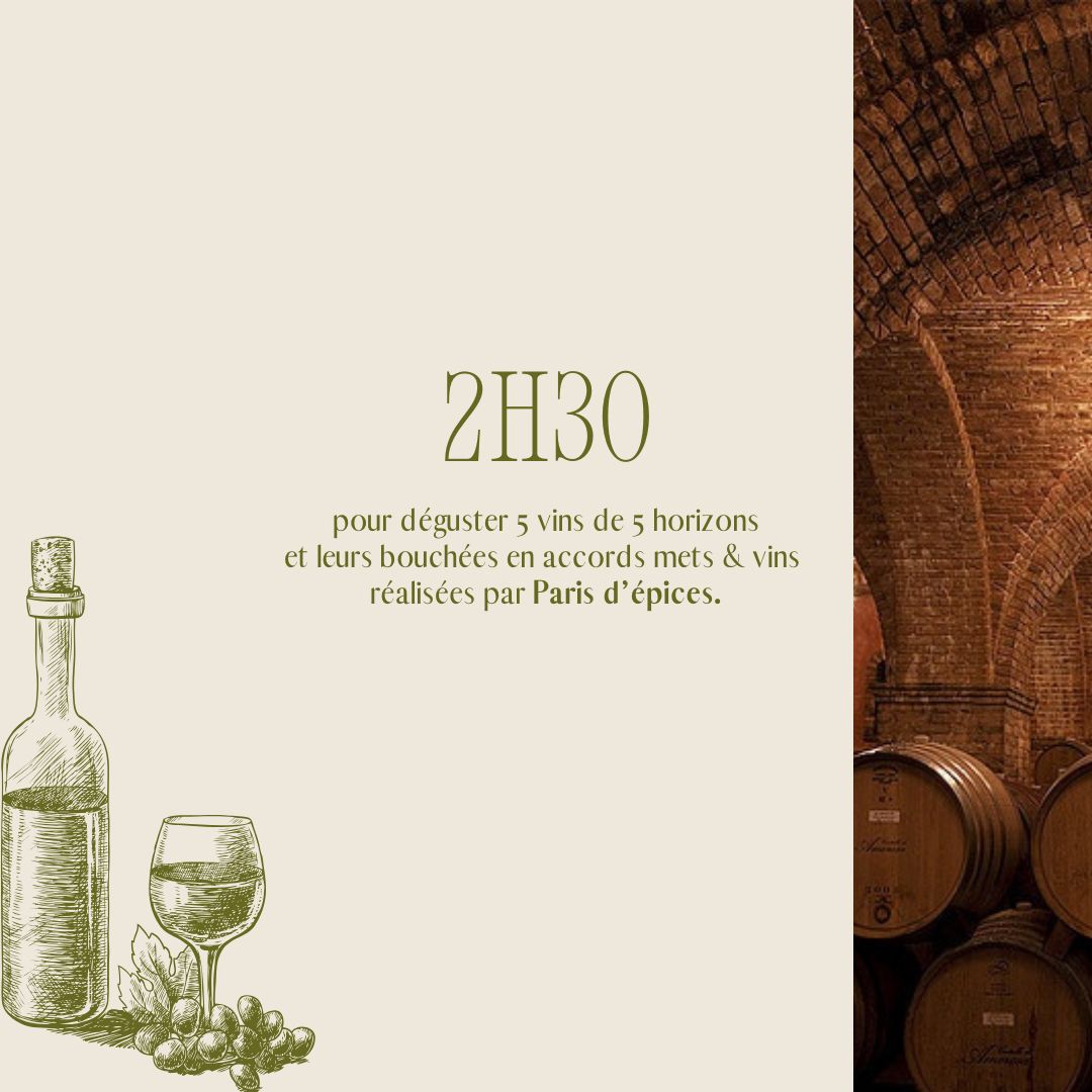 Atelier-découverte de 2h : les vins du monde à Maison Victoire