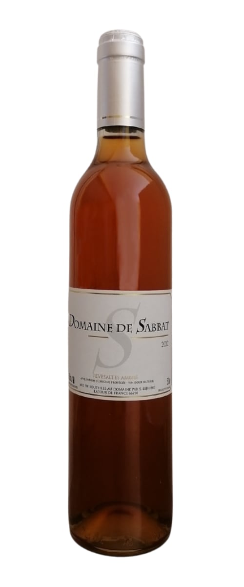 Rivesaltes ambré 2012 Domaine de Sabbat 50cl