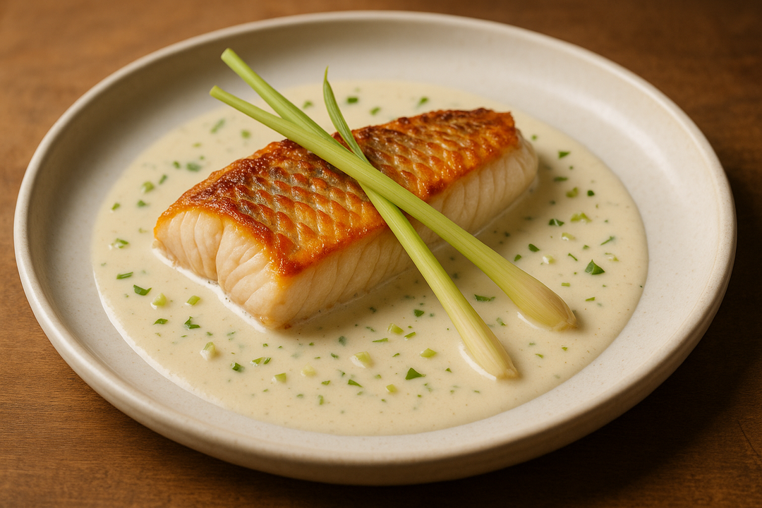 Les Accords mets & vin : le court-bouillon de vivaneau au lait de coco et citronnelle