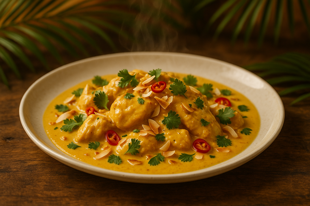 Les accords mets & vin : Le poulet au coco