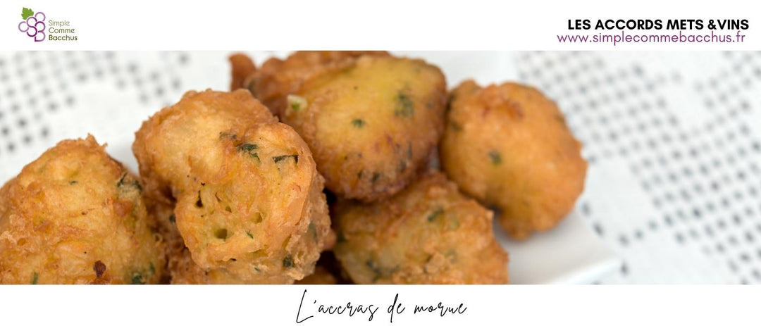 Les accords mets & vins : les accras de morue
