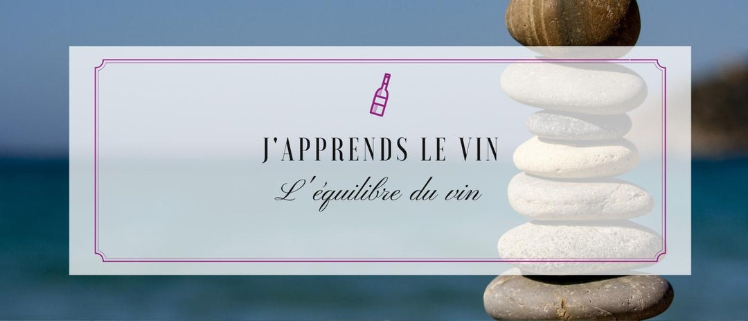 J'apprend le vin : la notion d'équilibre