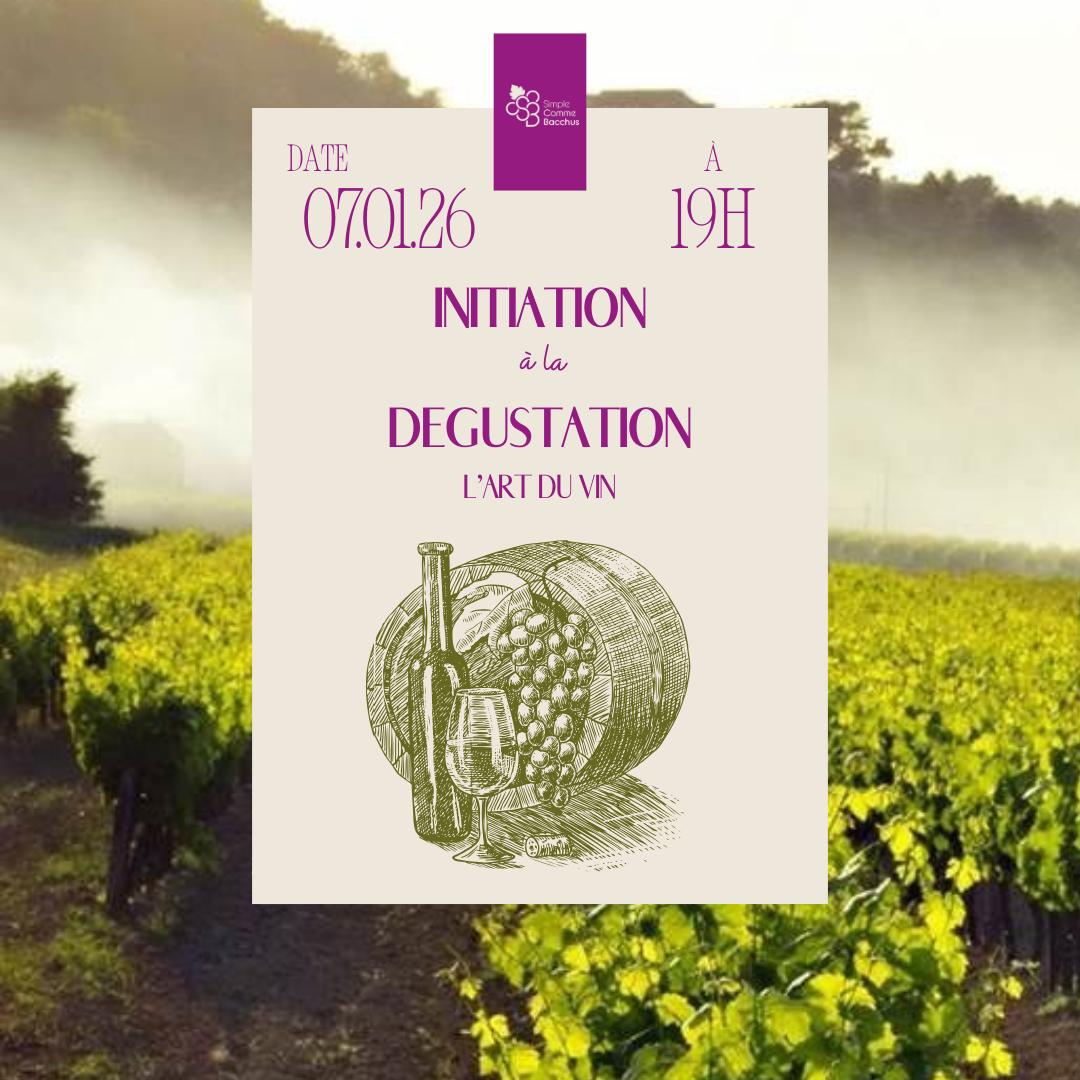 Initiation à la dégustation