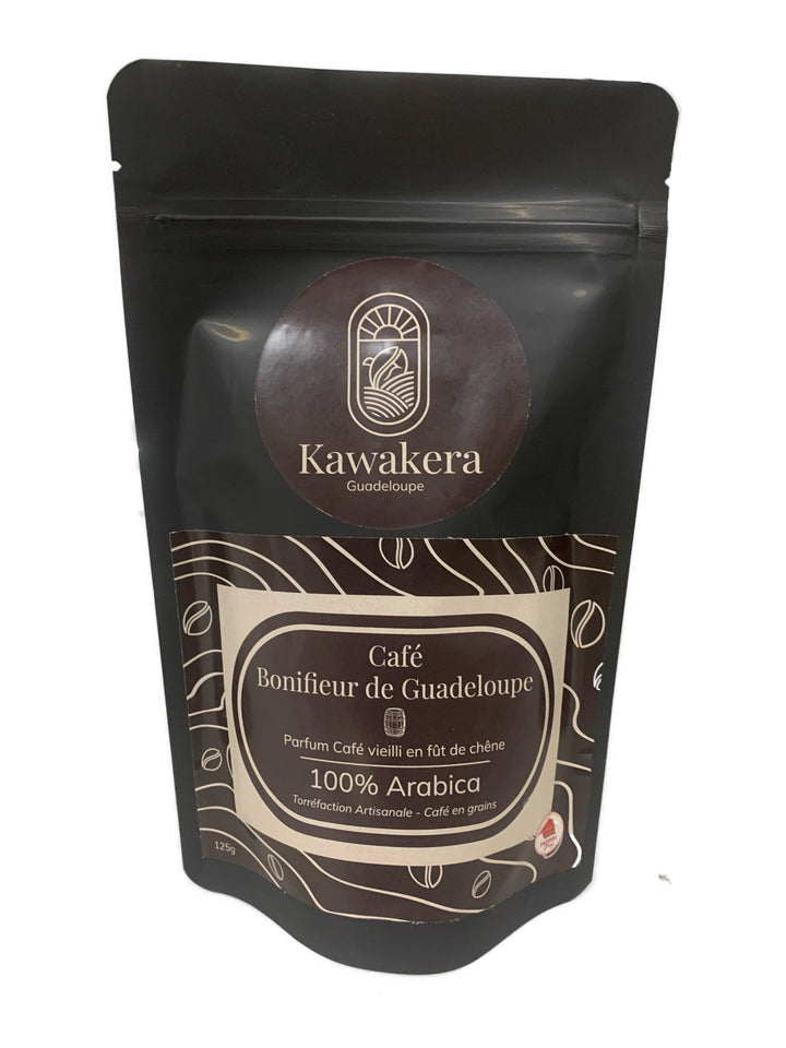 Café en grains Kawakera 100% arabica de Guadeloupe 125g